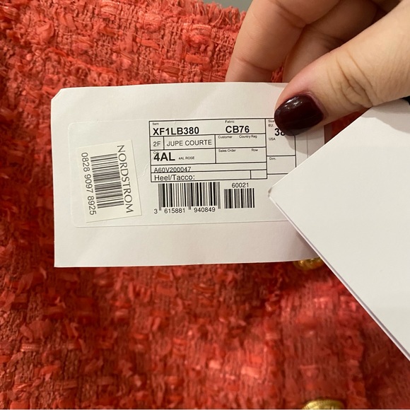 NWT Balmain Textured Tweed Mini Skirt - Picture 7 of 11